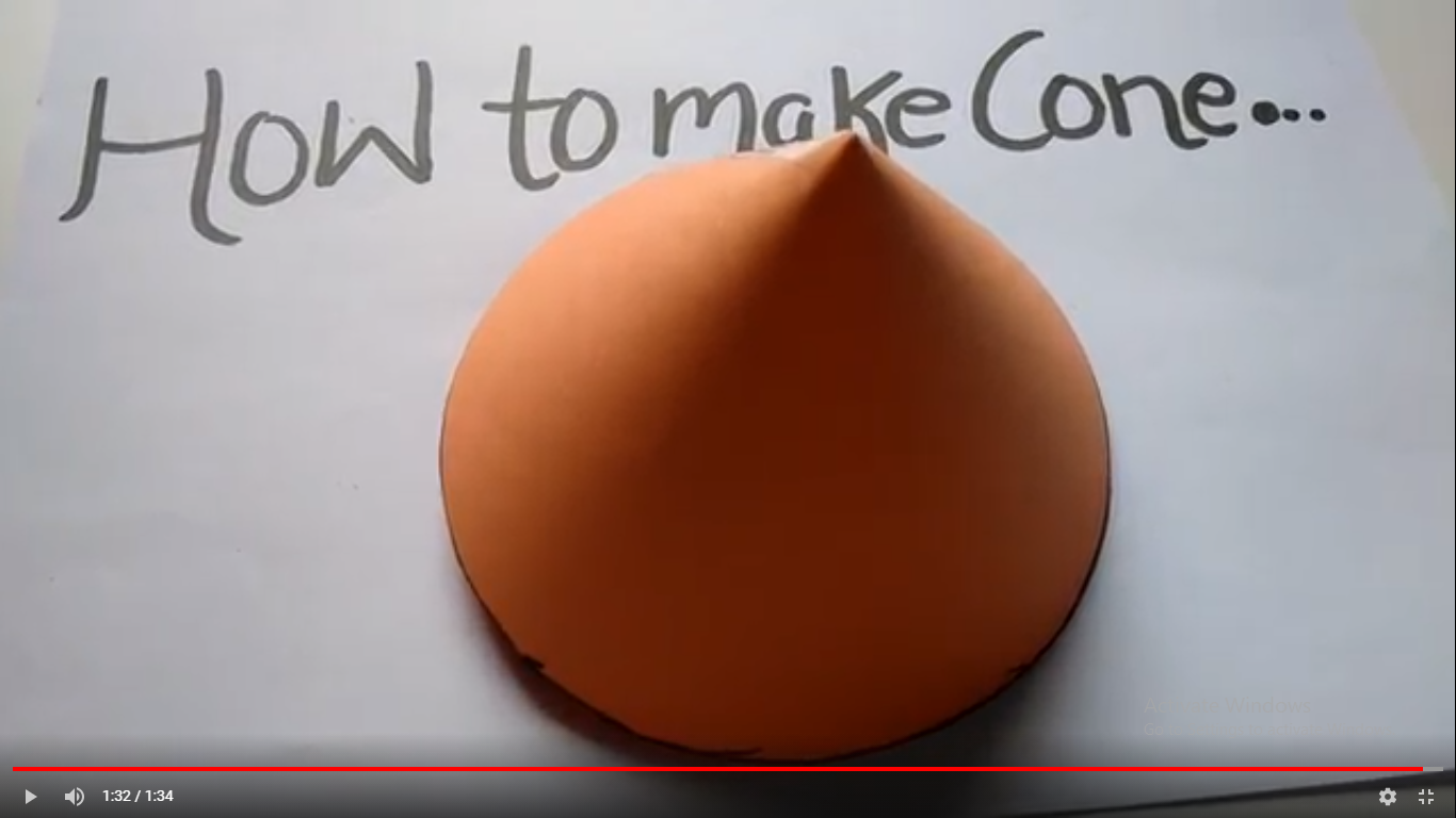 How to make cone