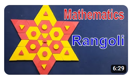 Mathematical Rangoli – 6